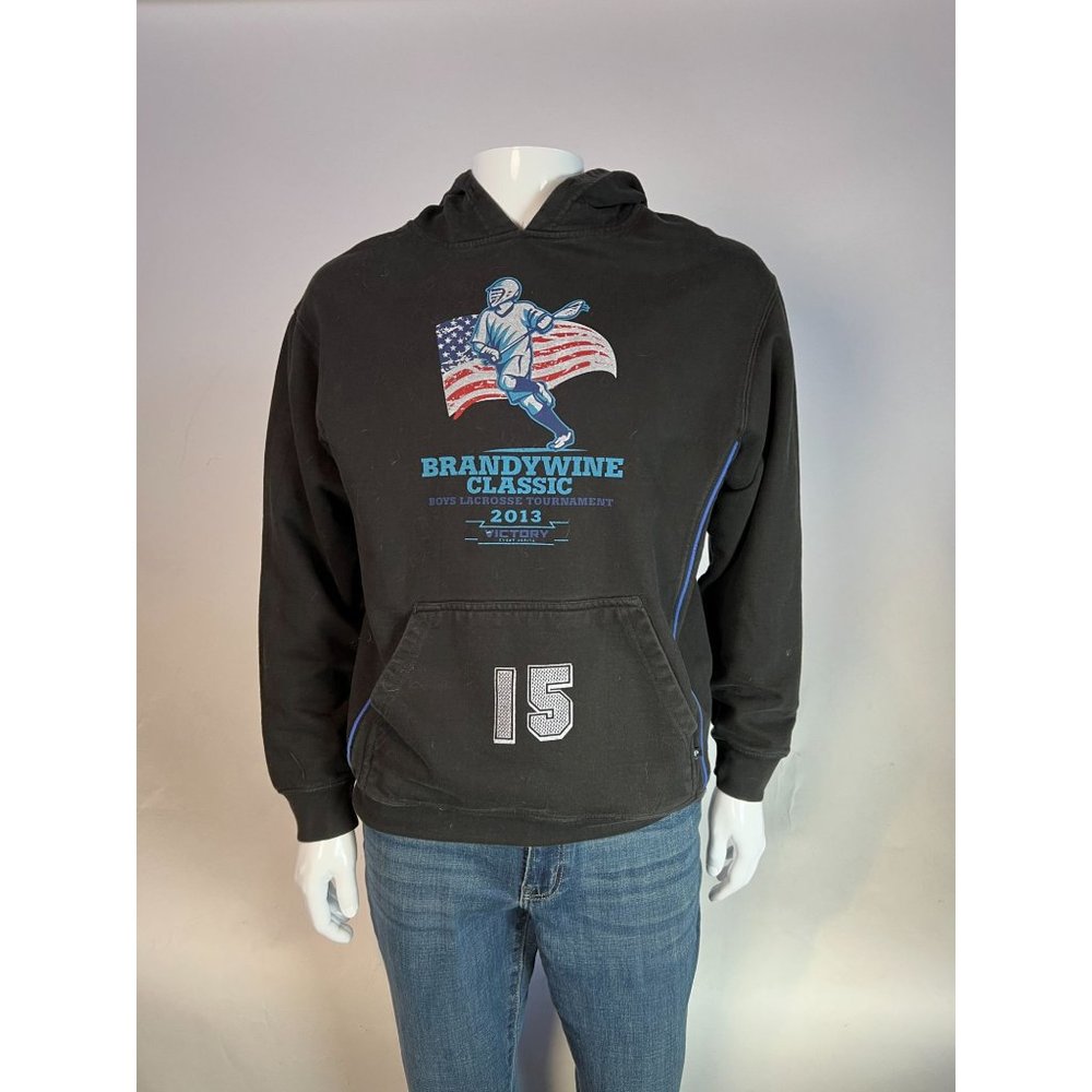 Pennant 2013 Brandywine Classic Lacrosse Tournament Hoodie  M Black